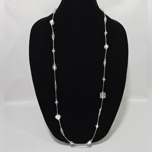 Murano Glass Beaded Necklace Made In Italy #930